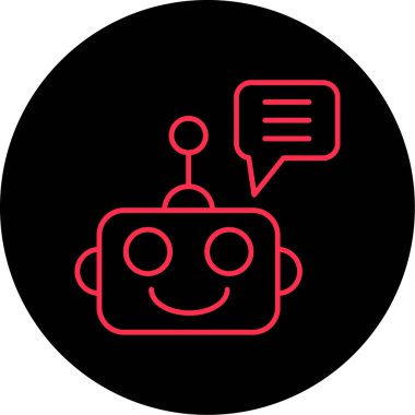 vektör sohbet web simgesi