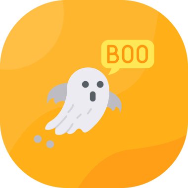 Cadılar bayramı düz simge tasarımı, vektör illüstrasyonu