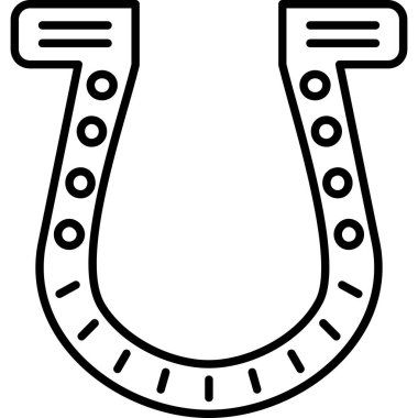 At nalı şans ikonu ana hatlarıyla