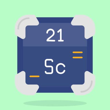 Bir işlemcinin mavi ve beyaz simgesinin vektör illüstrasyonu