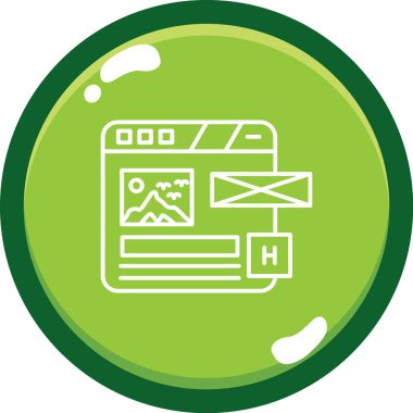 seo modern simgesinin vektör illüstrasyonu