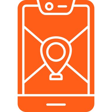 harita konum simgesi ana hat biçiminde