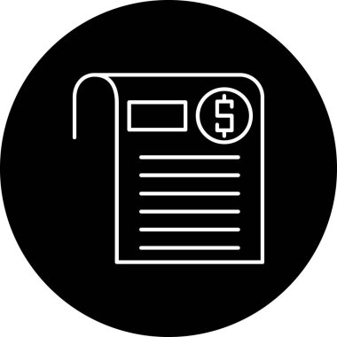 Dolar vektör simgesi tasarımı