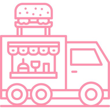 fast food vektör simgesi