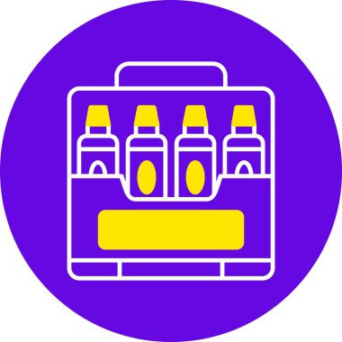 Şişe. Web simgesi basit tasarım