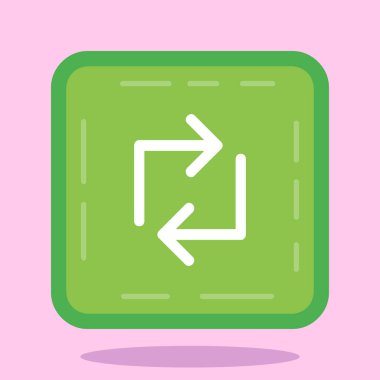 Doğru yönde ok simgesi