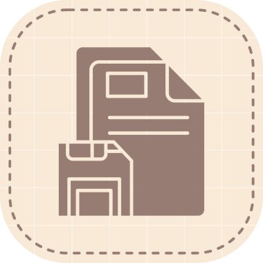 Bir kitap simgesinin vektör illüstrasyonu