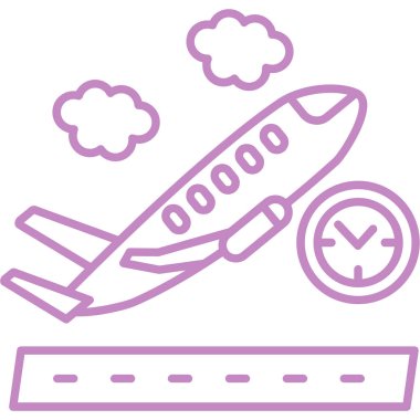 Uçak. Web simgesi basit illüstrasyon