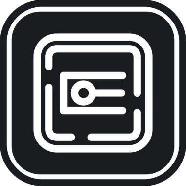 Seo simgesinin vektör illüstrasyonu