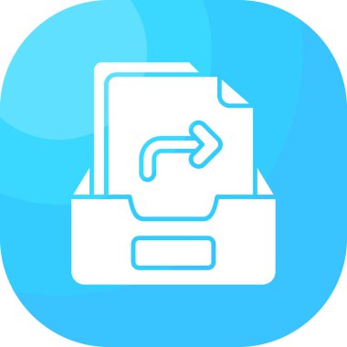 Dosya. Web simgesi basit illüstrasyon