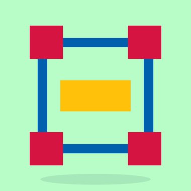 Oyun. Web simgesi basit illüstrasyon