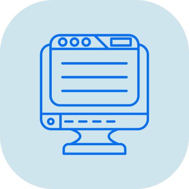 vektör dizüstü simgesi illüstrasyonu