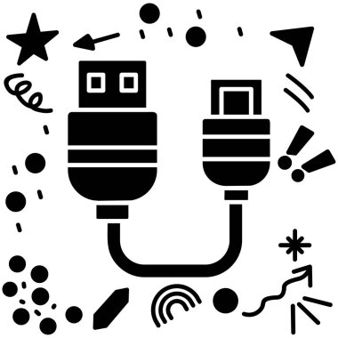 Robot robot simgesi taslak biçiminde