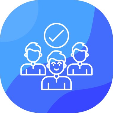 iş insanları simgesi ana hatlar biçiminde