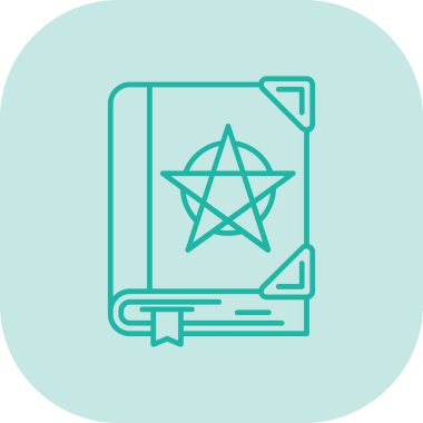 Bir yıldızlı dizüstü bilgisayar, ince bir çizginin vektör simgesi