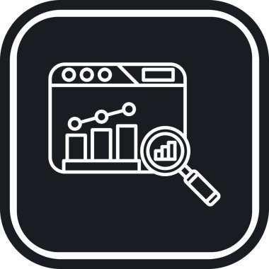 Analiz Simgesi Vektör Çizimi