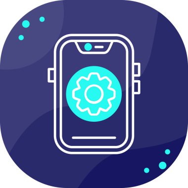 Akıllı telefon. Web simgesi basit tasarım