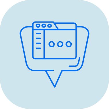 Web simgesi vektör illüstrasyonu