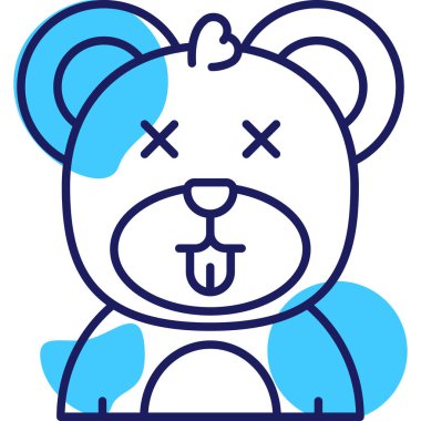 Hayvan. Web simgesi basit illüstrasyon