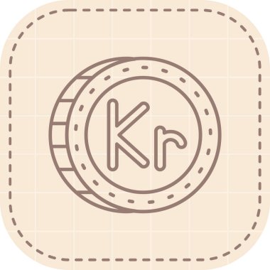 Modern simgenin vektör illüstrasyonu