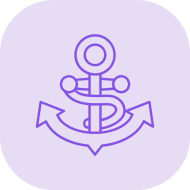 çapa simgesi vektör illüstrasyonu