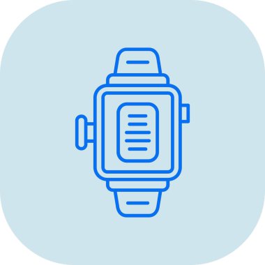 akıllı saat simge vektör illüstrasyonu