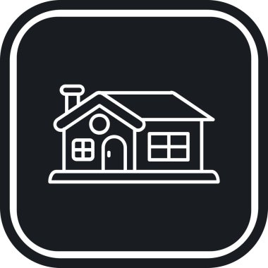 ev simgesi, vektör illüstrasyonu