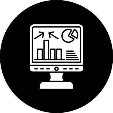 seo modern simgesinin vektör illüstrasyonu