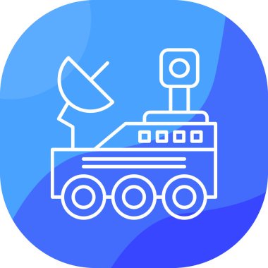 Bir tren simgesinin vektör illüstrasyonu