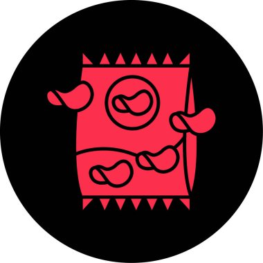 Hediye. Web simgesi basit illüstrasyon