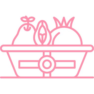 Paskalya Yumurtaları ikon vektör çizimi