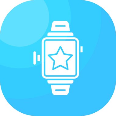 smartwatch simge vektör çizimi