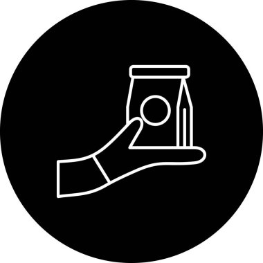 Gıda simgesinin vektör illüstrasyonu