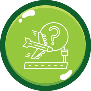 Uçak. Web simgesi basit illüstrasyon