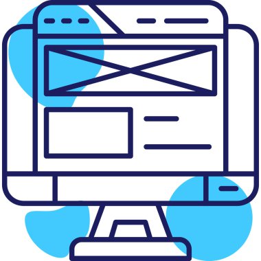 Tarayıcı tarayıcı tarayıcı internet simgesi ana hatları - outline - style