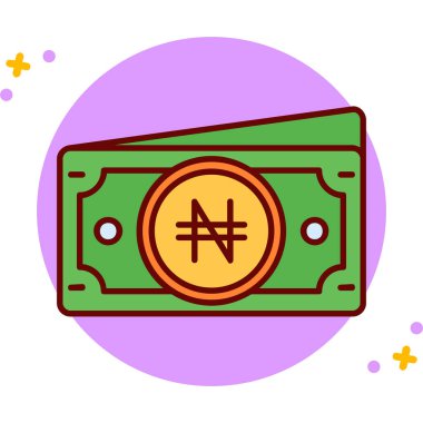 money cash icon, flat style