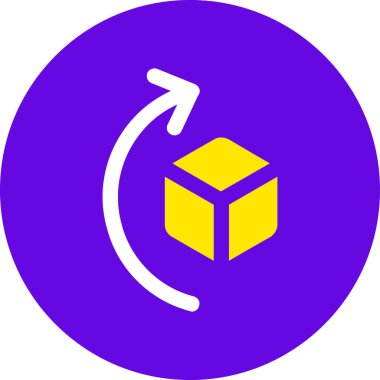 Kutu. Web simgesi basit illüstrasyon