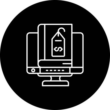 dizüstü bilgisayar simgesi. Web için dizüstü bilgisayar vektör simgesinin taslağı. beyaz arkaplanda izole