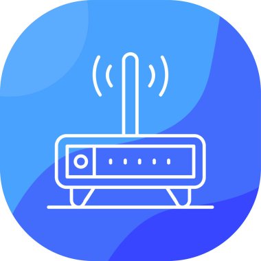 Wi-fi yönlendirici. Basit resimleme