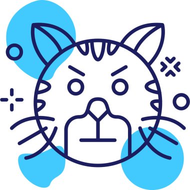 Kedi yüzü simgesi, taslak biçimi