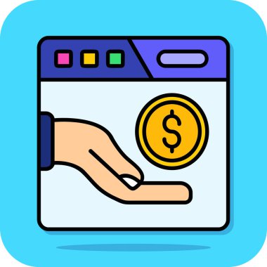 para çevrimiçi alışveriş simgesi