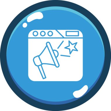 seo modern simgesinin vektör illüstrasyonu