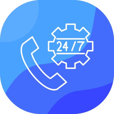 Telefon var. Beyaz arkaplanda basit düz modern resim simgesi