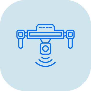 Robot simgesinin vektör illüstrasyonu