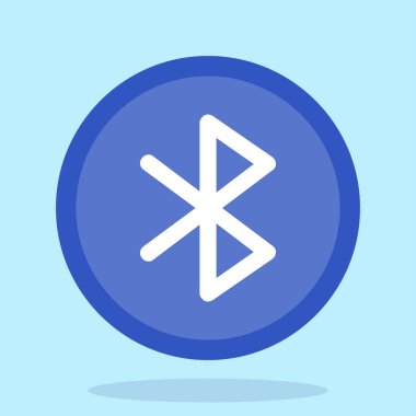 Bluetooth simgesi vektör çizim