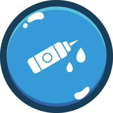 Su. Web simgesi basit tasarım