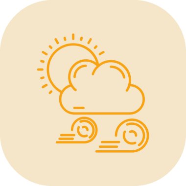 Bulut hesaplama simgesi vektör illüstrasyonu