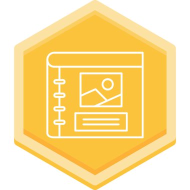 Modern eğitim ikonunun vektör illüstrasyonu