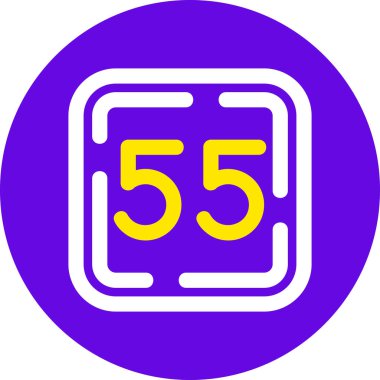 Beş numara. Web simgesi