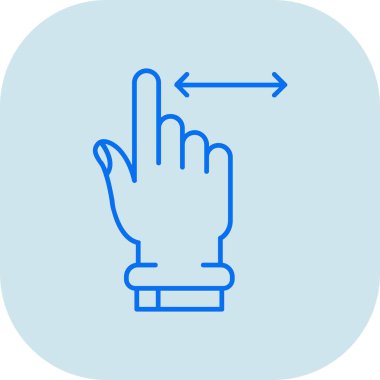 El imleci. Web simgesi basit illüstrasyon